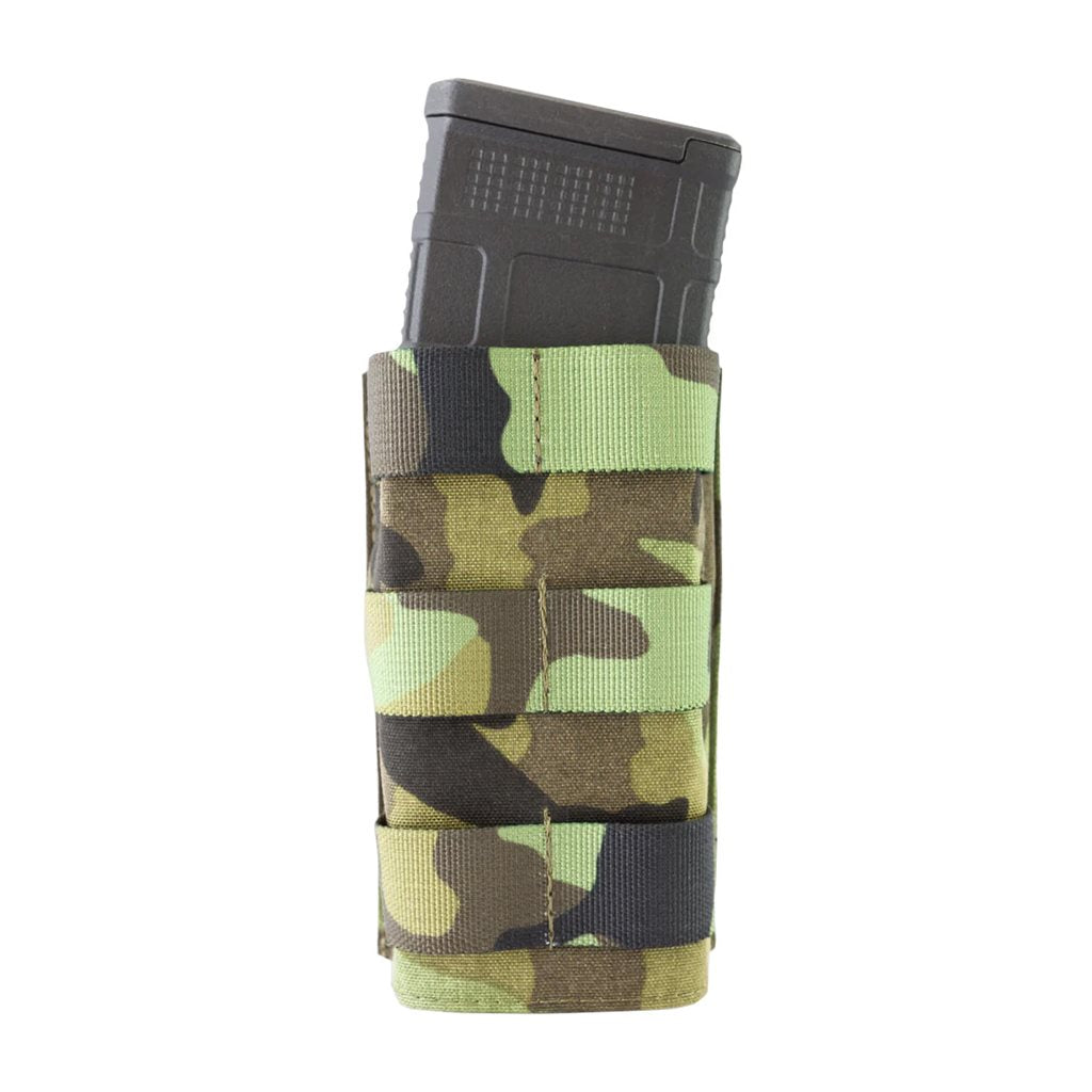 Funda FAST autorretenible para cargador AR-15 con inserto de kydex y cubierta de Cordura, modelo 95 bosque