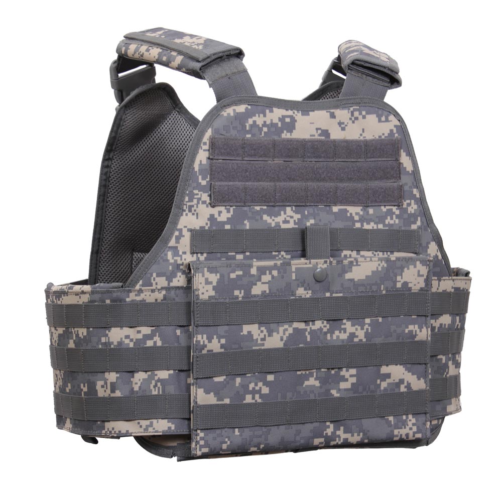 Chaleco MOLLE portaplacas ACU Digital