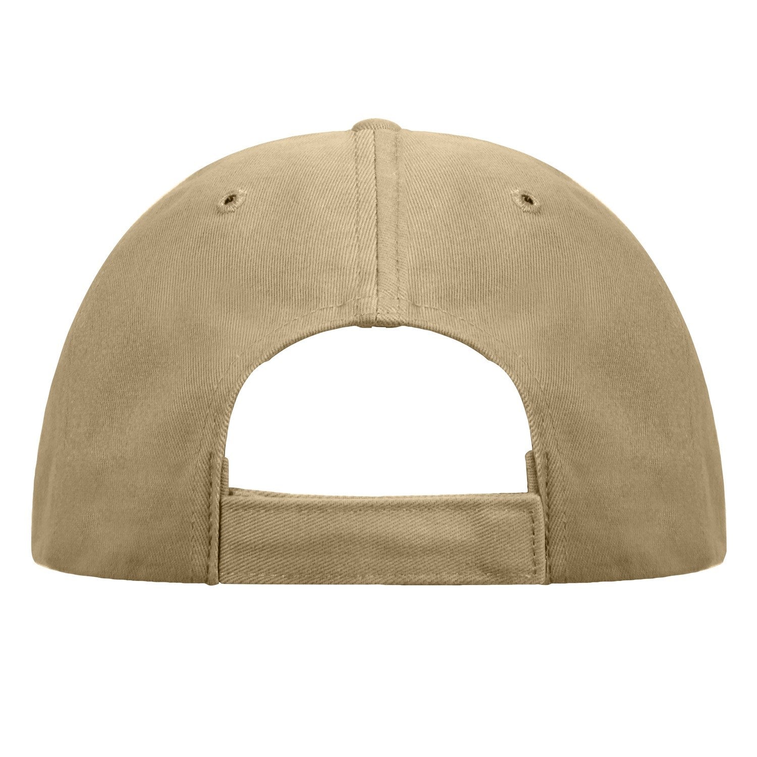 Gorra baseball de bajo perfil, cinco paneles, banda de sudor acolchada y correa ajustable con hebilla metálica