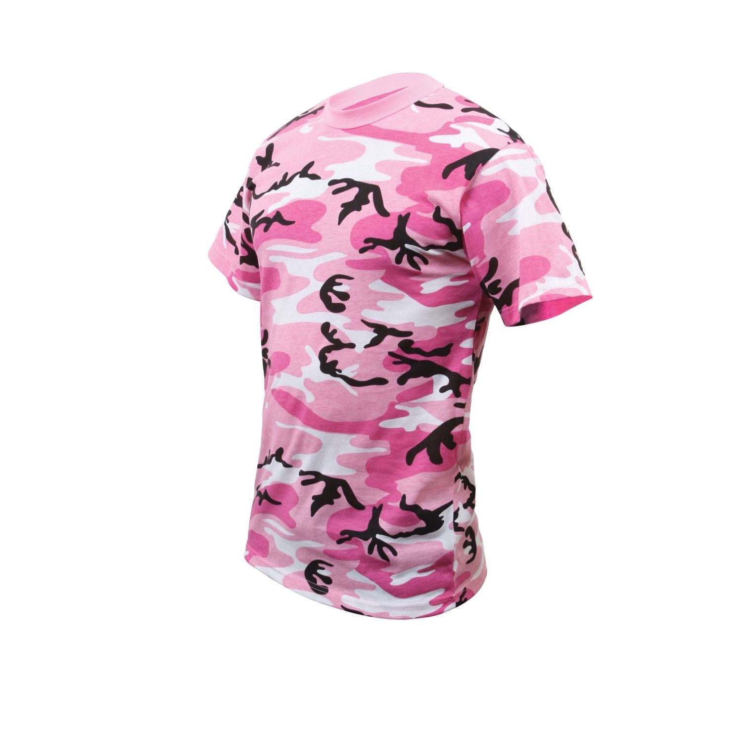 Camiseta camuflada PINK CAMO Rothco, 60% algodón 40% poliéster