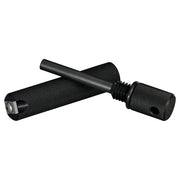Pedernal AURORA negro con cuerpo estriado y funda de aluminio