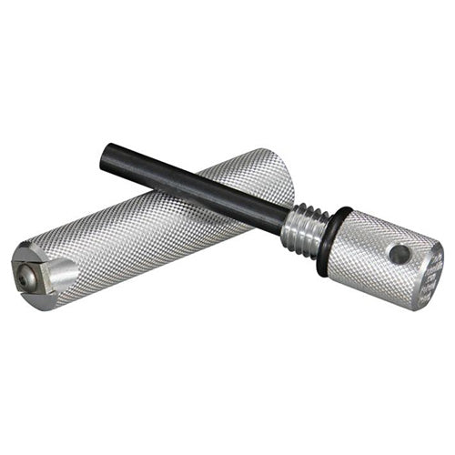 Pedernal AURORA plateado con cuerpo ranurado y funda de aluminio