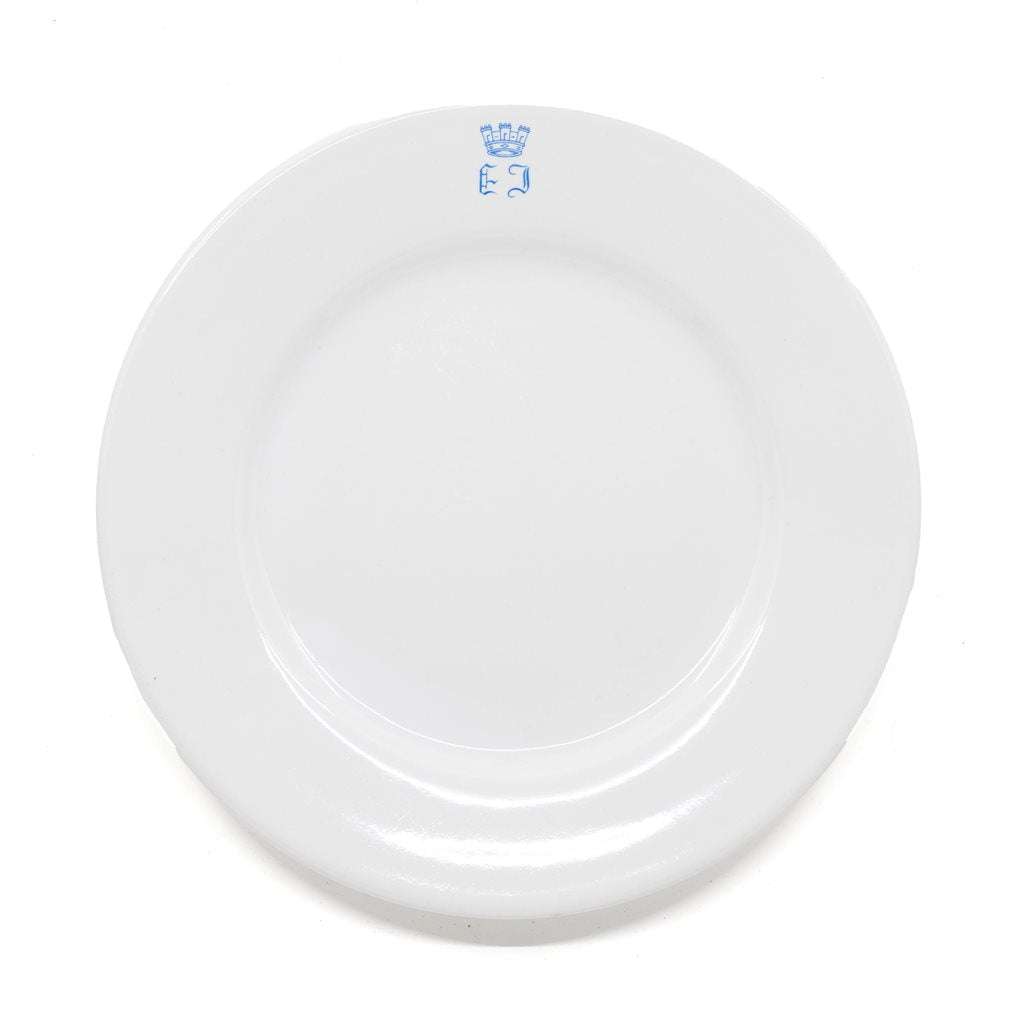 Plato poco profundo italiano con emblema