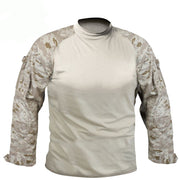 Camisa táctica COBAT Digital Desert de manga larga, tejido transpirable, bolsillos con cremallera y velcros