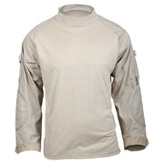 Camisa táctica COBAT DESERT SAND de manga larga con bolsillos en las mangas y velcro