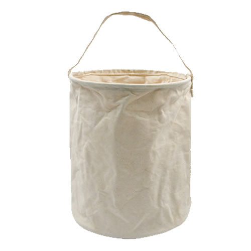 Recipiente de agua plegable de lona verde, vista del producto