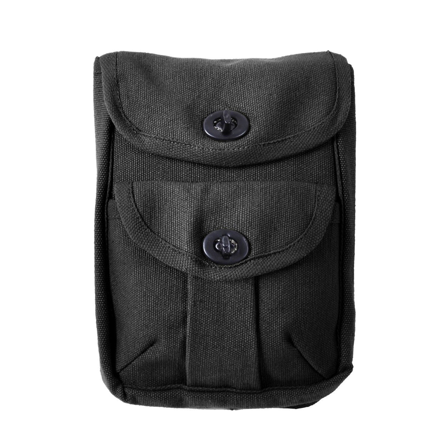 Funda CANVAS grande Coyote de lona de algodón con dos bolsillos y cierre metálico