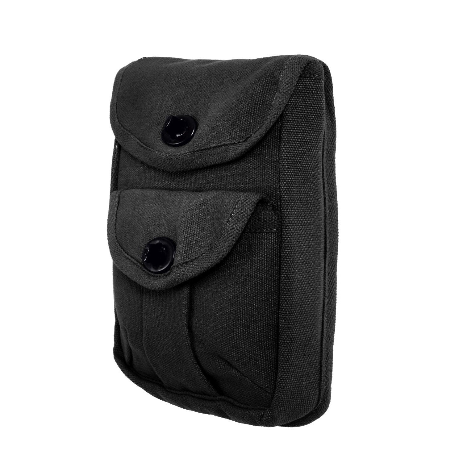 Funda CANVAS grande Coyote de lona de algodón con dos bolsillos y cierre metálico