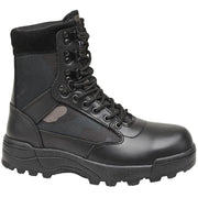 Botas tácticas 9 ojales, cuero y nylon, suela de goma antideslizante y aislamiento Thinsulate