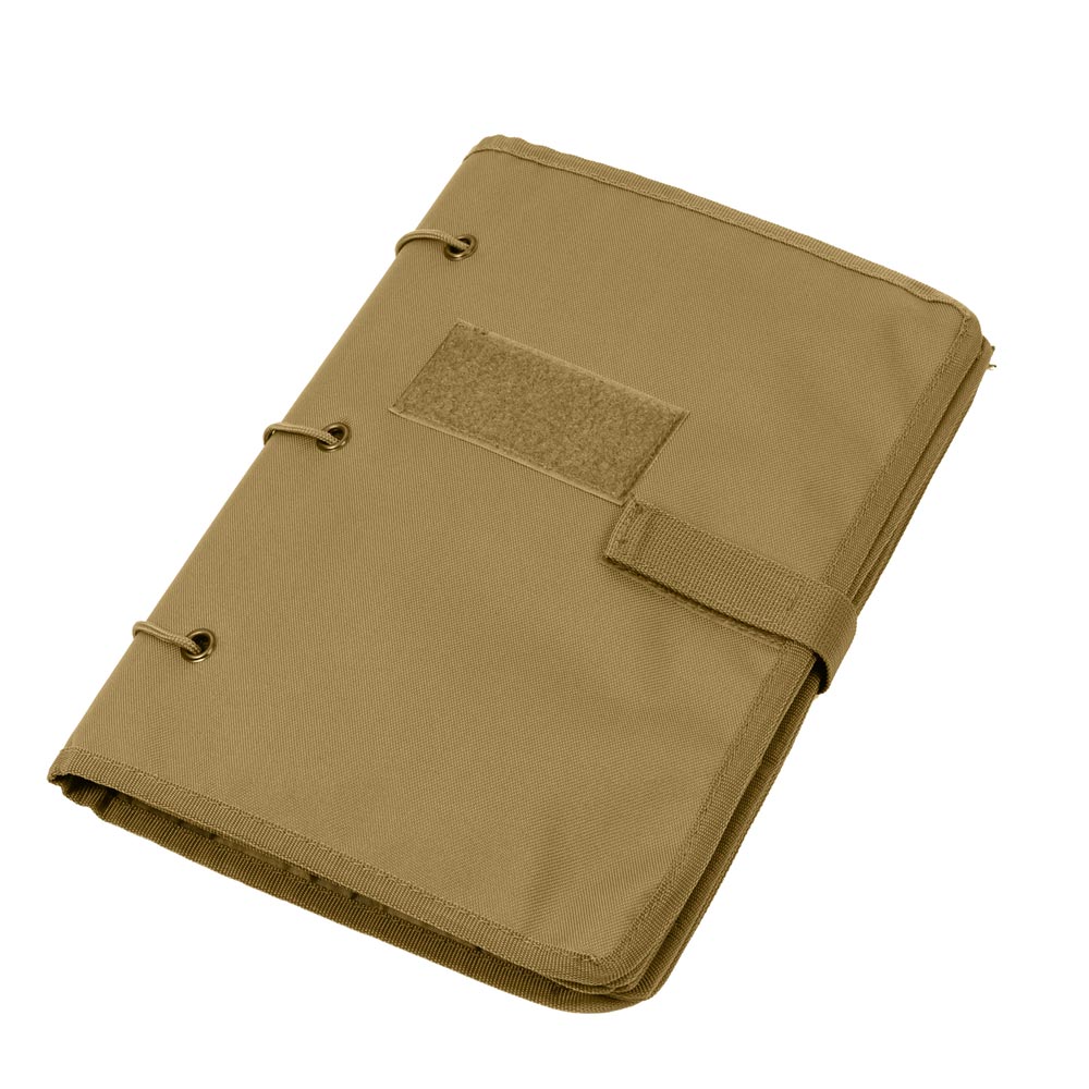 Organizador para parches VELCRO color coyote, 10 caras, 21,5 x 29,8 cm