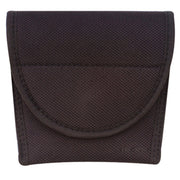 Funda para guantes negra para cinturón, broche a presión, 12 x 11 cm