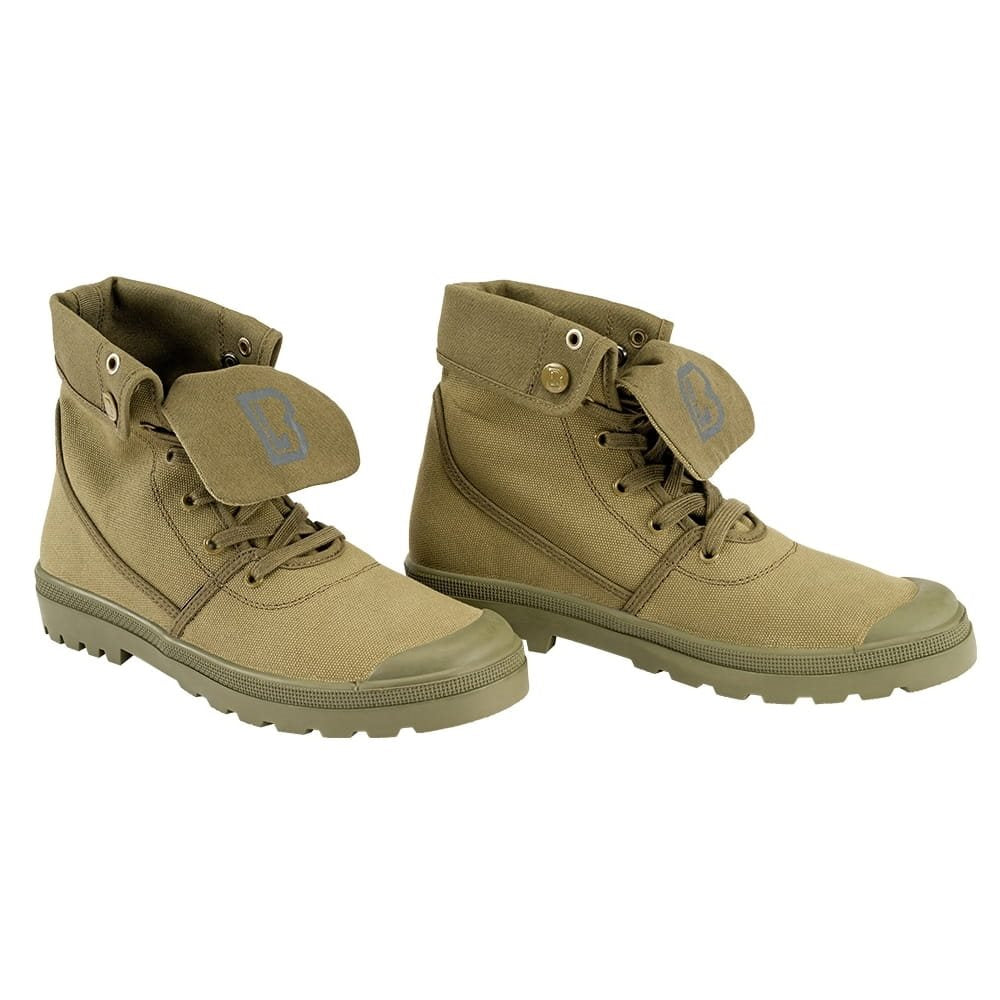 Zapatillas Military Sneaker verdes de lona, exterior 100% algodón
