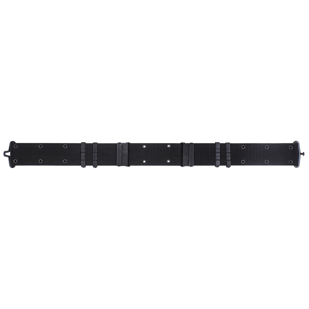 Cinturón LC1 G.I. poliéster negro talla L, ancho 57 mm, ajustable hasta 122 cm