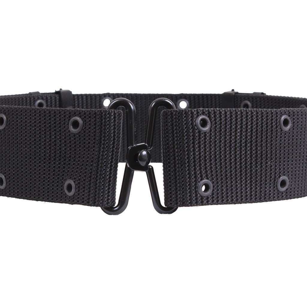 Cinturón LC1 G.I. poliéster negro talla L, ancho 57 mm, ajustable hasta 122 cm