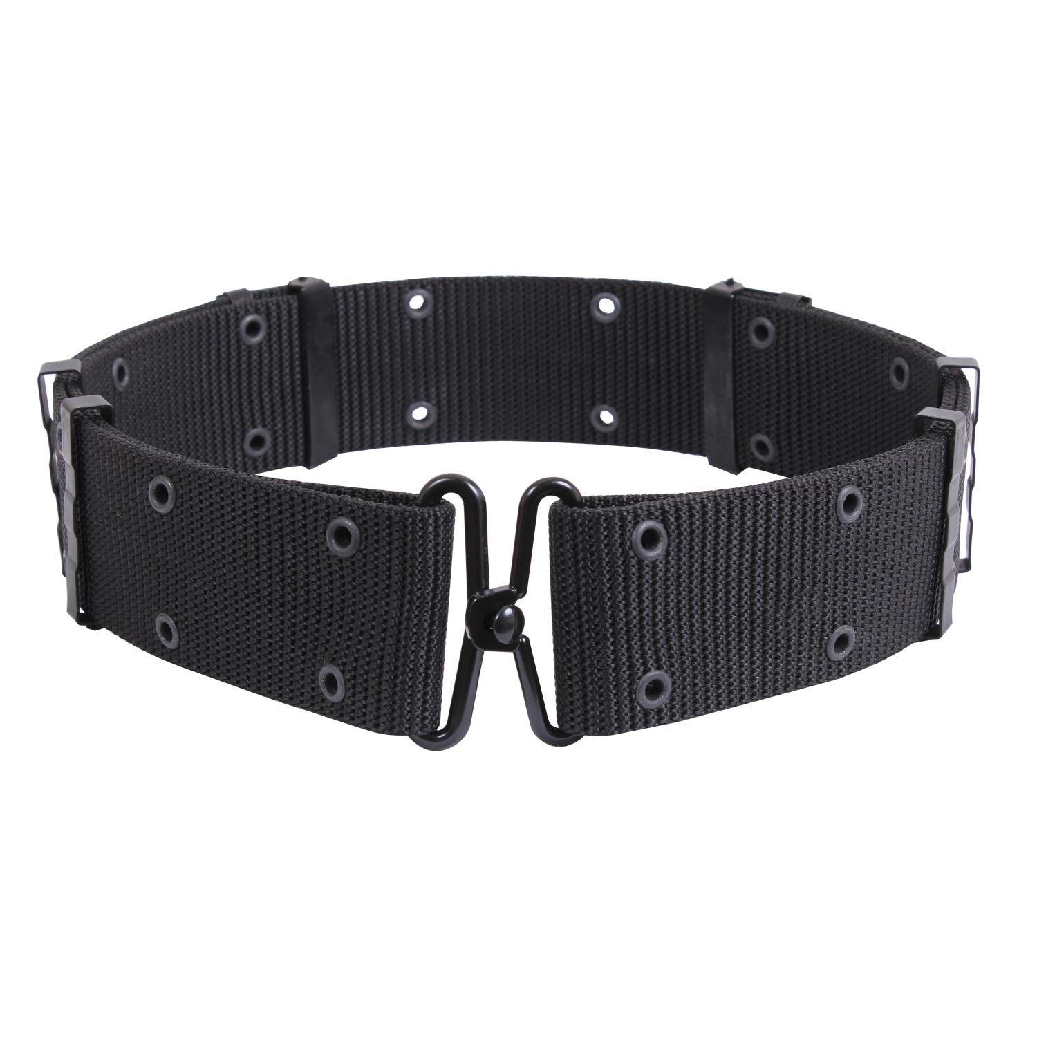 Cinturón LC1 G.I. poliéster negro talla L, ancho 57 mm, ajustable hasta 122 cm