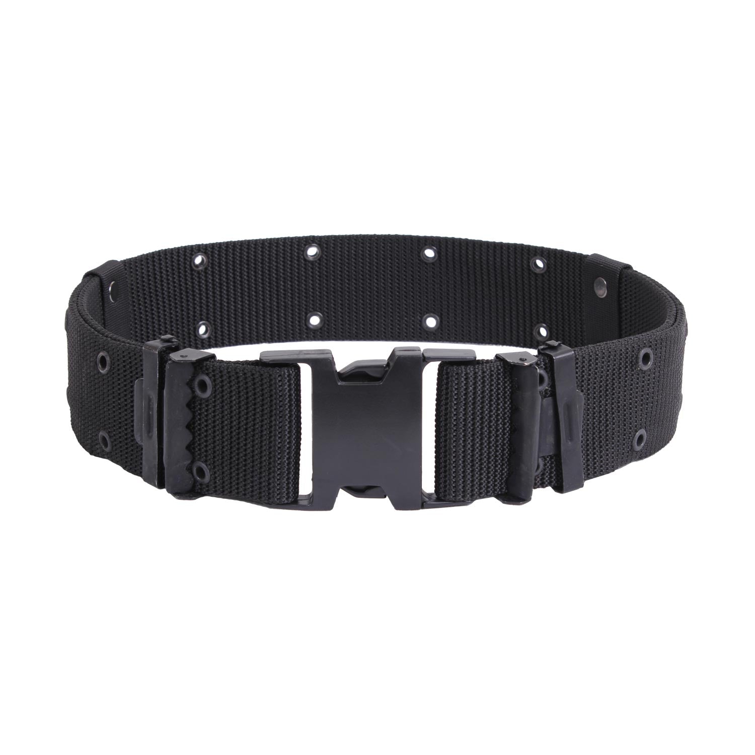 Cinturón US C2 estilo Marine Corps negro con hebilla fastex y ancho 58 mm