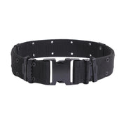 Cinturón US C2 estilo Marine Corps negro con hebilla fastex y ancho 58 mm
