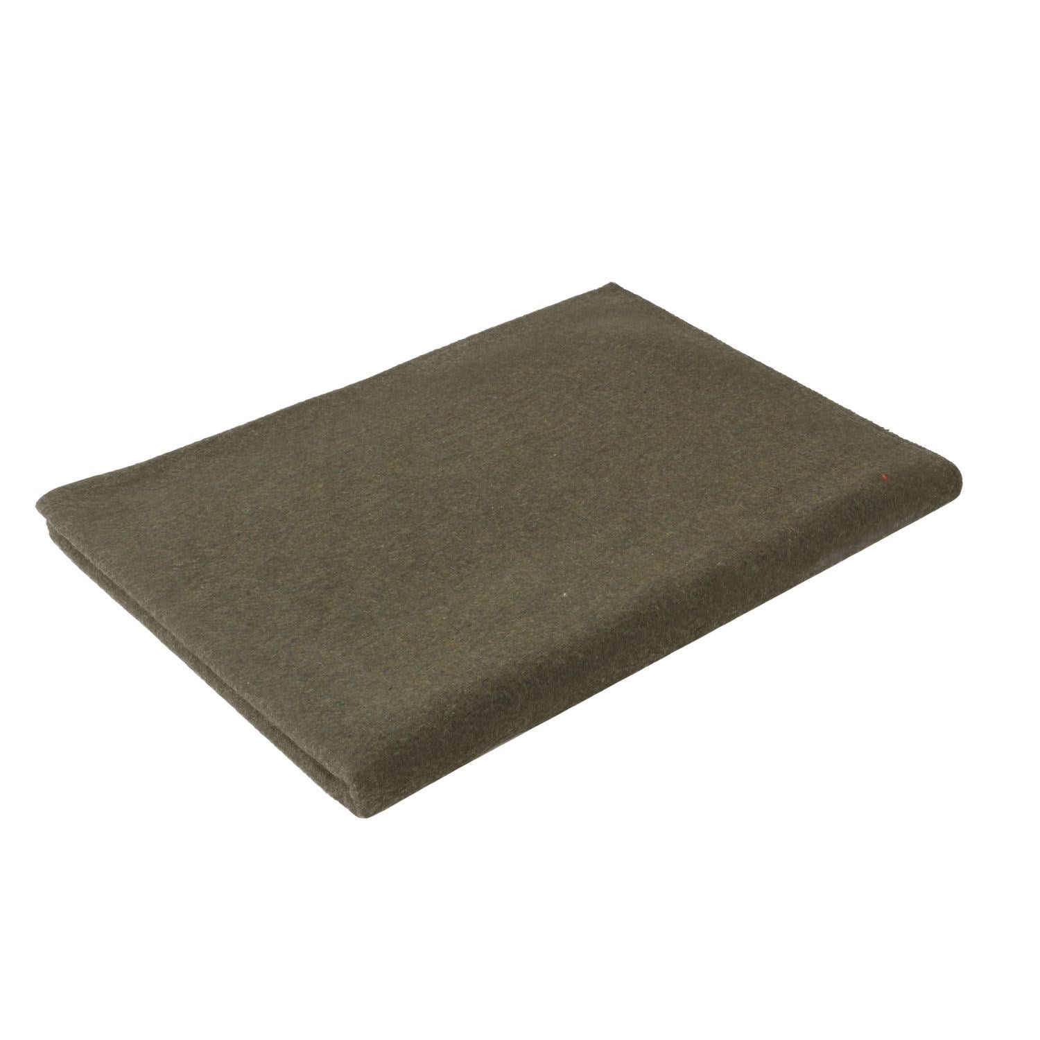Manta de lana US 155x200 gris (70% lana, 30% sintético)