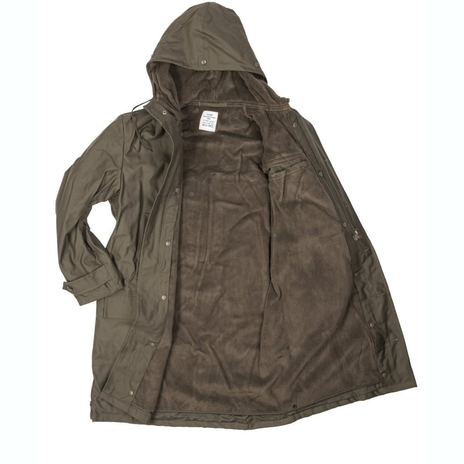 Parka BW larga verde con forro, vista frontal del producto 91010250