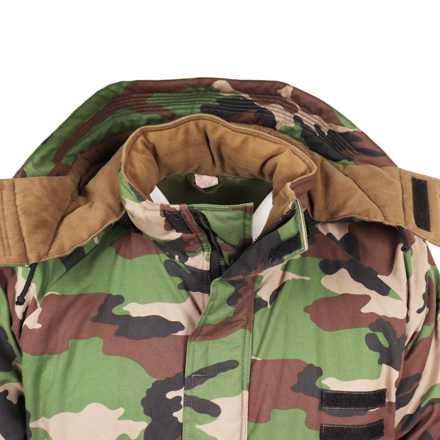 Chaqueta de invierno eslovaca camuflaje vz.97 con capucha