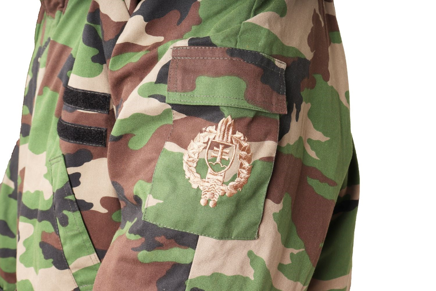 Chaqueta de invierno eslovaca camuflaje vz.97 con capucha