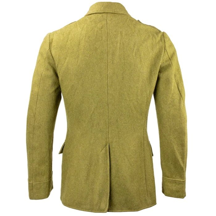Chaqueta militar rumana de lana en color verde oliva