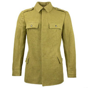 Chaqueta militar rumana de lana en color verde oliva