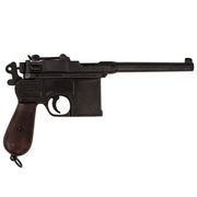 Réplica decorativa de la pistola Mauser C96 1898 en negro