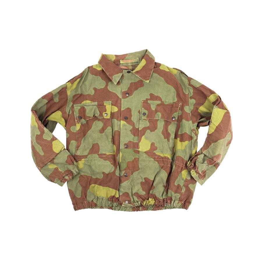 Blusa San Marco camuflaje italiano usada con bolsillos en pecho y refuerzo en codos