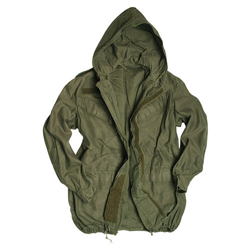 Chaqueta belga M64 verde con capucha usada (ID 91038500)
