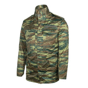Parka M65 griega Izard Camo usada, vista frontal