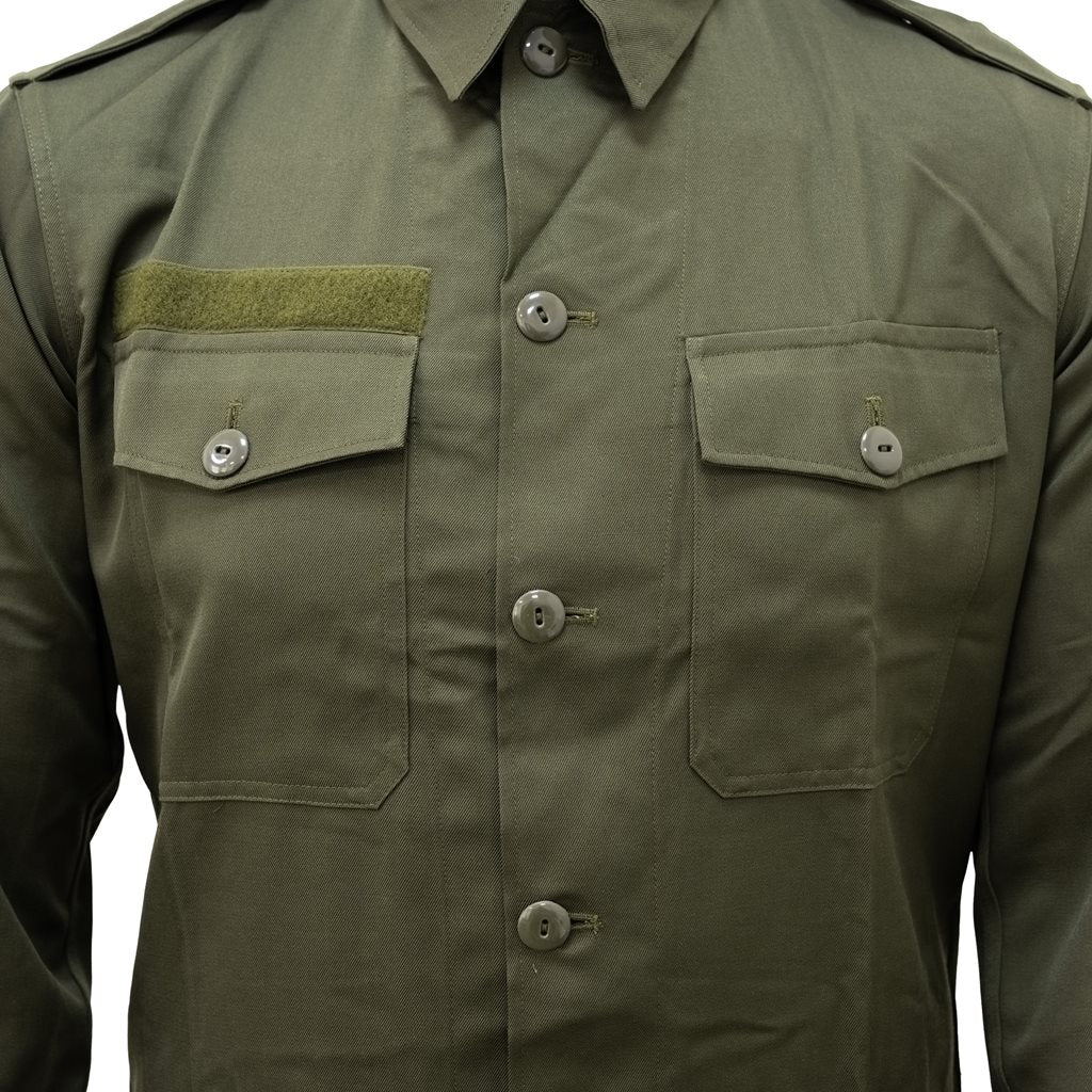 Blůza tipo 75 austriaca verde - camisa militar original usada