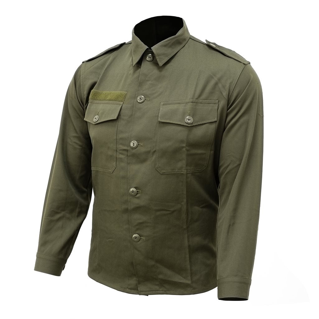 Blůza tipo 75 austriaca verde - camisa militar original usada
