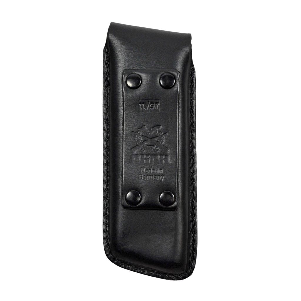Funda de cuero negra para cargadores P7/M8 para policía BGS