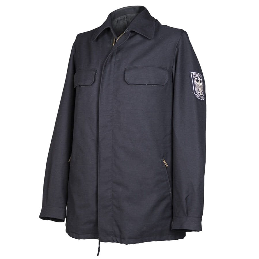 Chaqueta BW Feuerwehr azul oscuro usada para bombero - ver foto