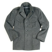 Chaqueta uniforme suiza usada en 100% lana con bolsillos, hombreras y botones con cruz suiza