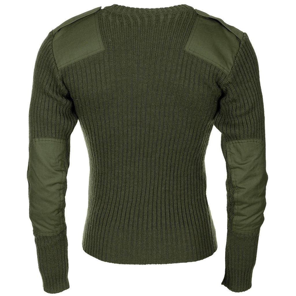 Jersey británico COMMANDO verde con refuerzos en hombros y codos