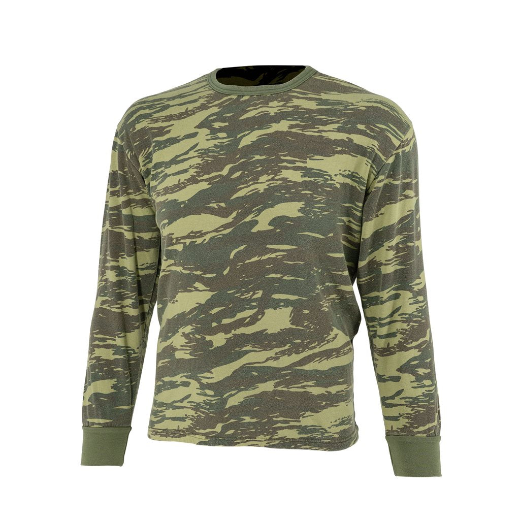 Camiseta manga larga camuflaje Izard griego usada