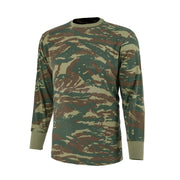 Camiseta manga larga camuflaje Izard griego usada