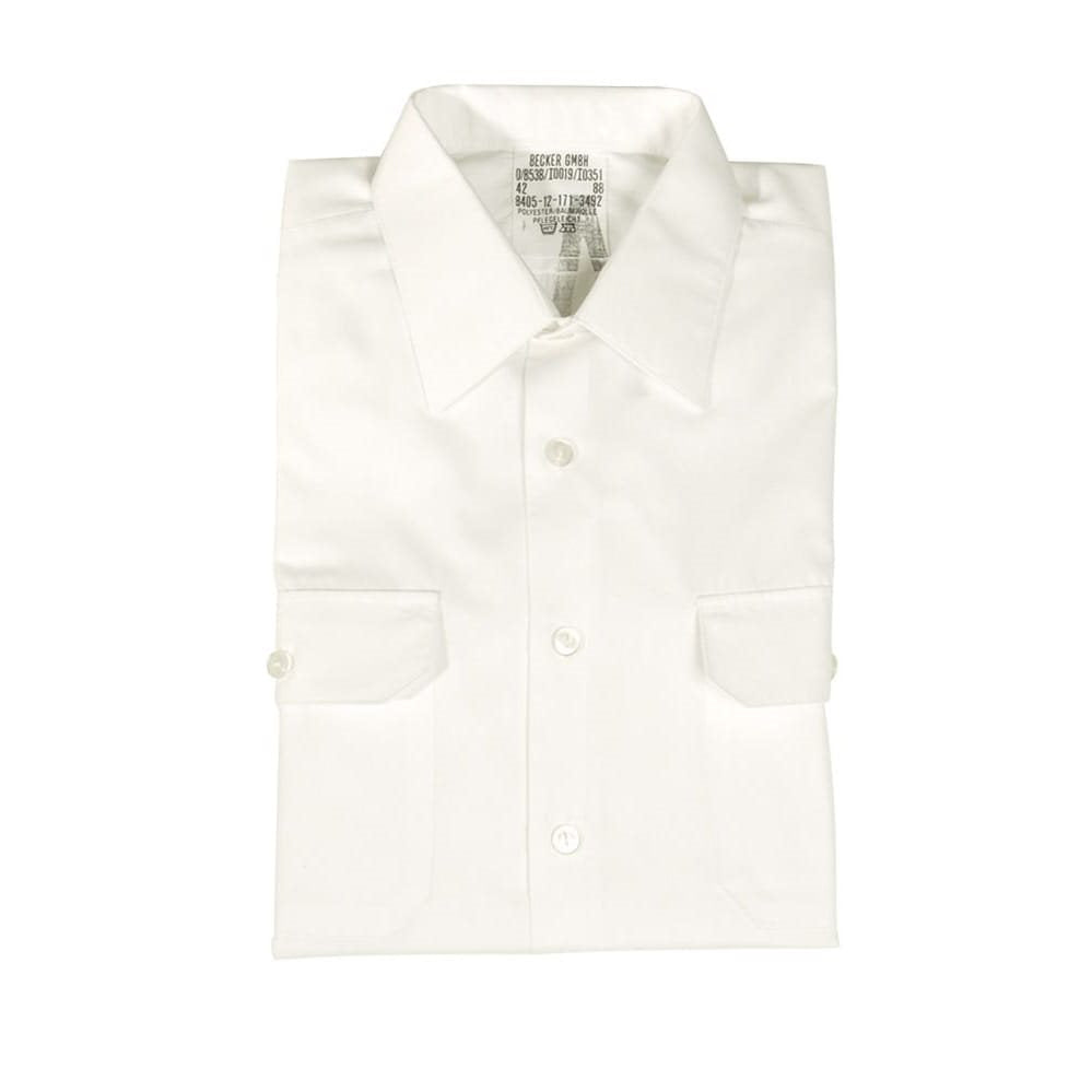 Camisa BW blanca de servicio manga larga usada