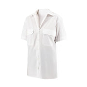 Camisa de servicio BW blanca de mujer, manga corta, usada