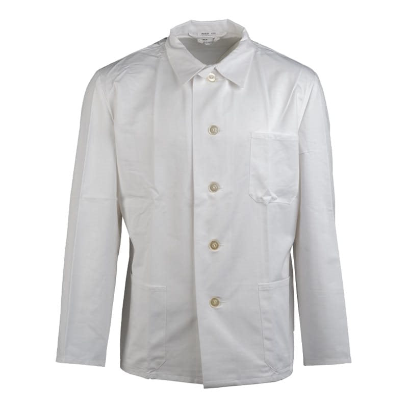 Blusa sanitaria San-Personal blanca manga larga