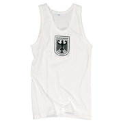 Camiseta interior blanca Bundeswehr con águila, 100 % algodón
