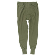 Pantalones térmicos BW verdes en tejido plush, usados y en buen estado