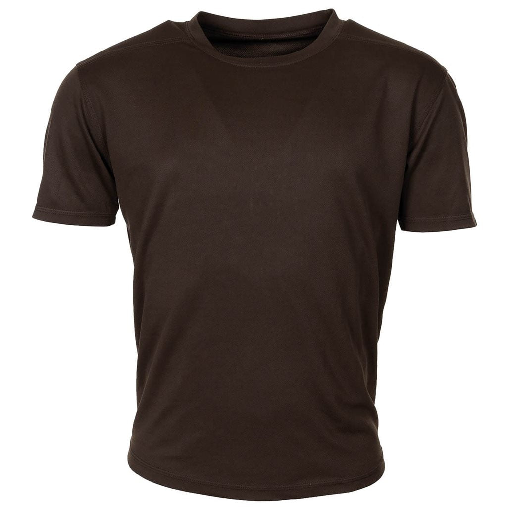 Camiseta funcional británica marrón usada por el Ejército Británico