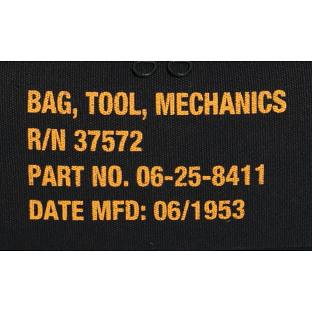 Bolsa de lona negra GI MECHANICS TOOL con asas reforzadas