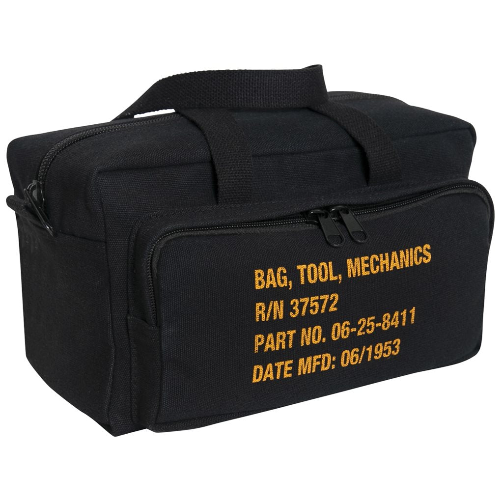 Bolsa de lona negra GI MECHANICS TOOL con asas reforzadas