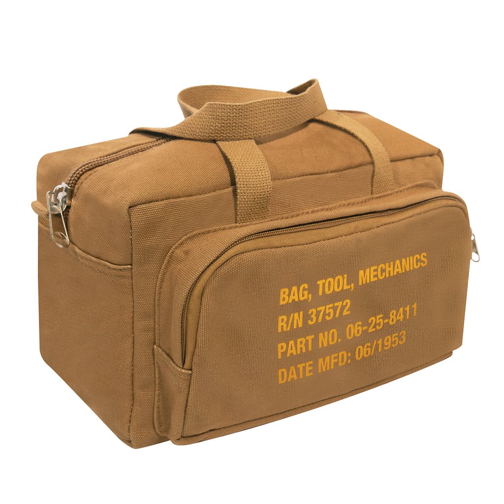 Bolsa de lona negra GI MECHANICS TOOL con asas reforzadas