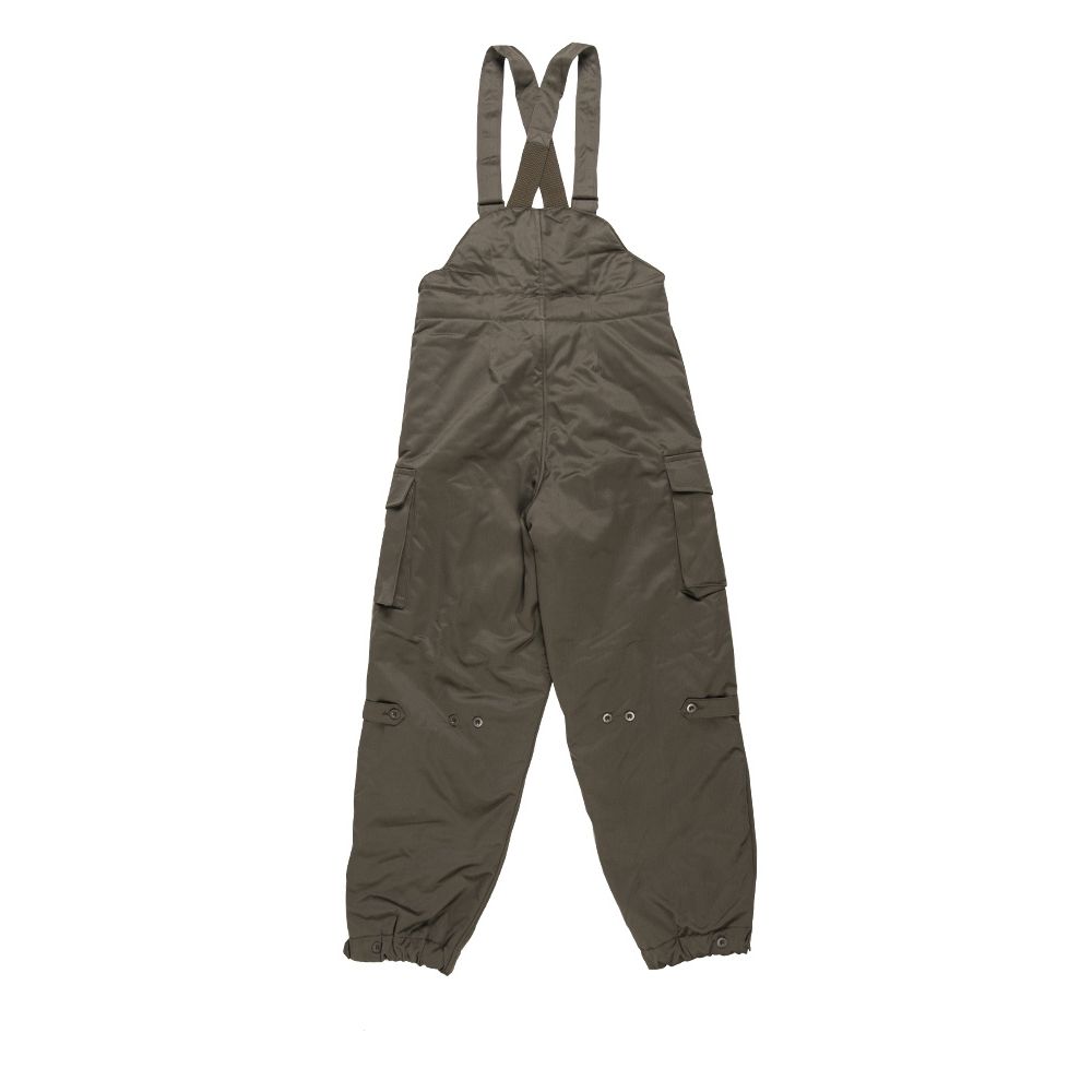 Pantalones térmicos austríacos verdes con tirantes - excedente militar