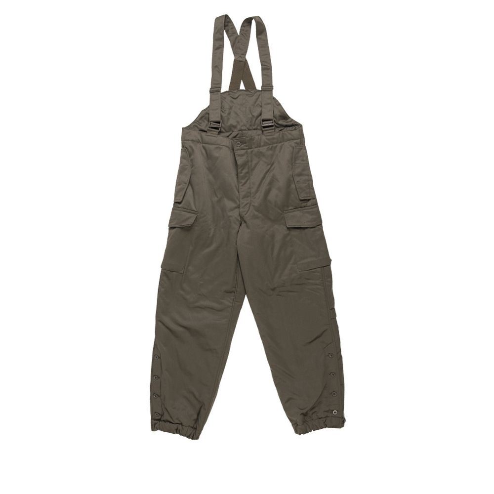 Pantalones térmicos austríacos verdes con tirantes - excedente militar